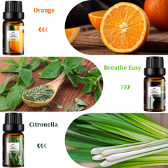 ap airpleasure Refresh orange bottle dark glass delivers uplifting citrus aroma for living spaces