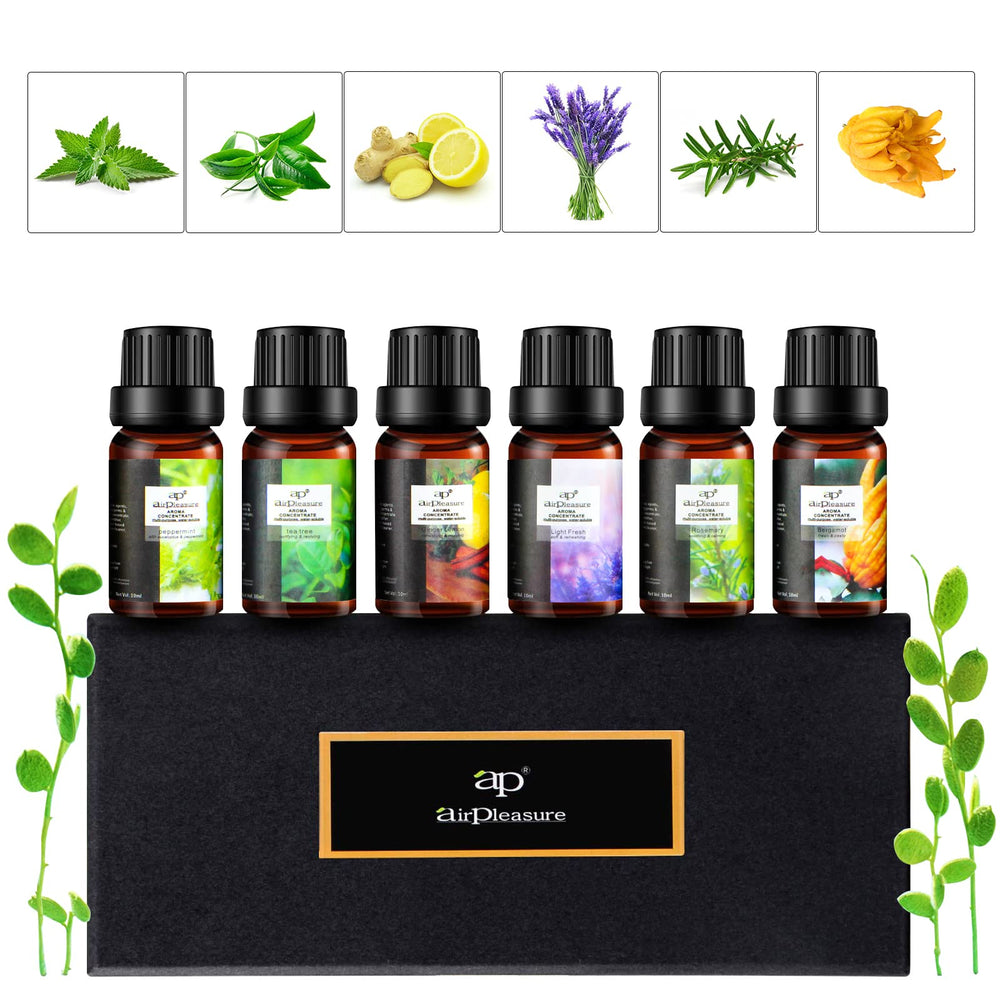 ap airpleasure Tea Tree essential oil bottle for diffuser aromatherapy and refreshing room scent.