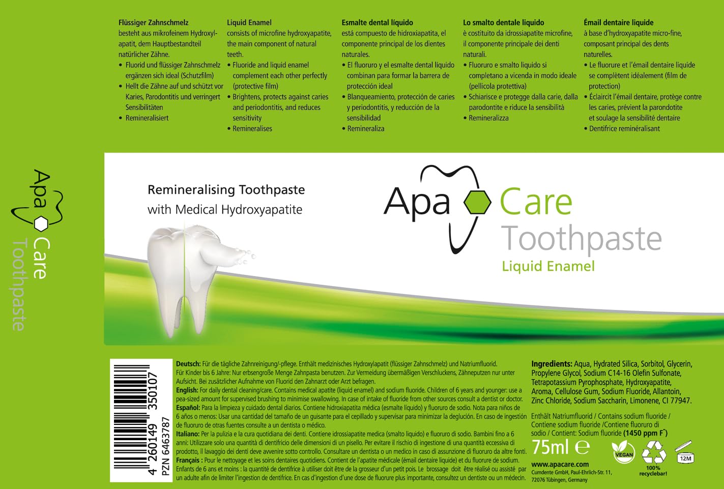 Free from microplastics and parabens