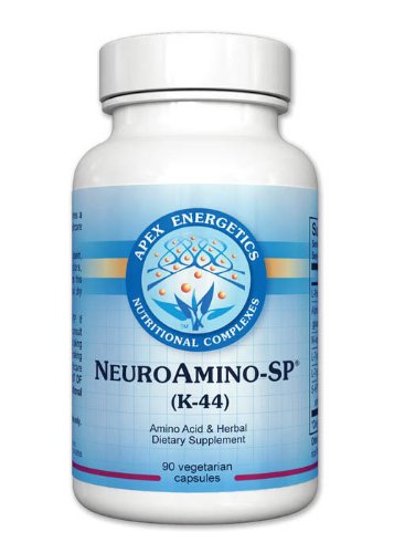 Bottle of Apex Energetics K-44 NEUROAMINO-SP 90 capsules