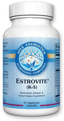 Bottle of Apex Energetics K-5 Estrovite 90 capsules