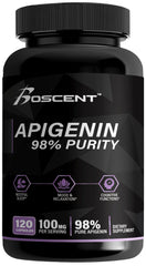 Apigenin 100mg chamomile extract bottle with 120 capsules