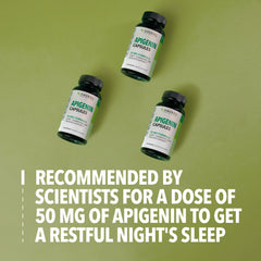 Liposomal formulation indication on Apigenin capsules packaging