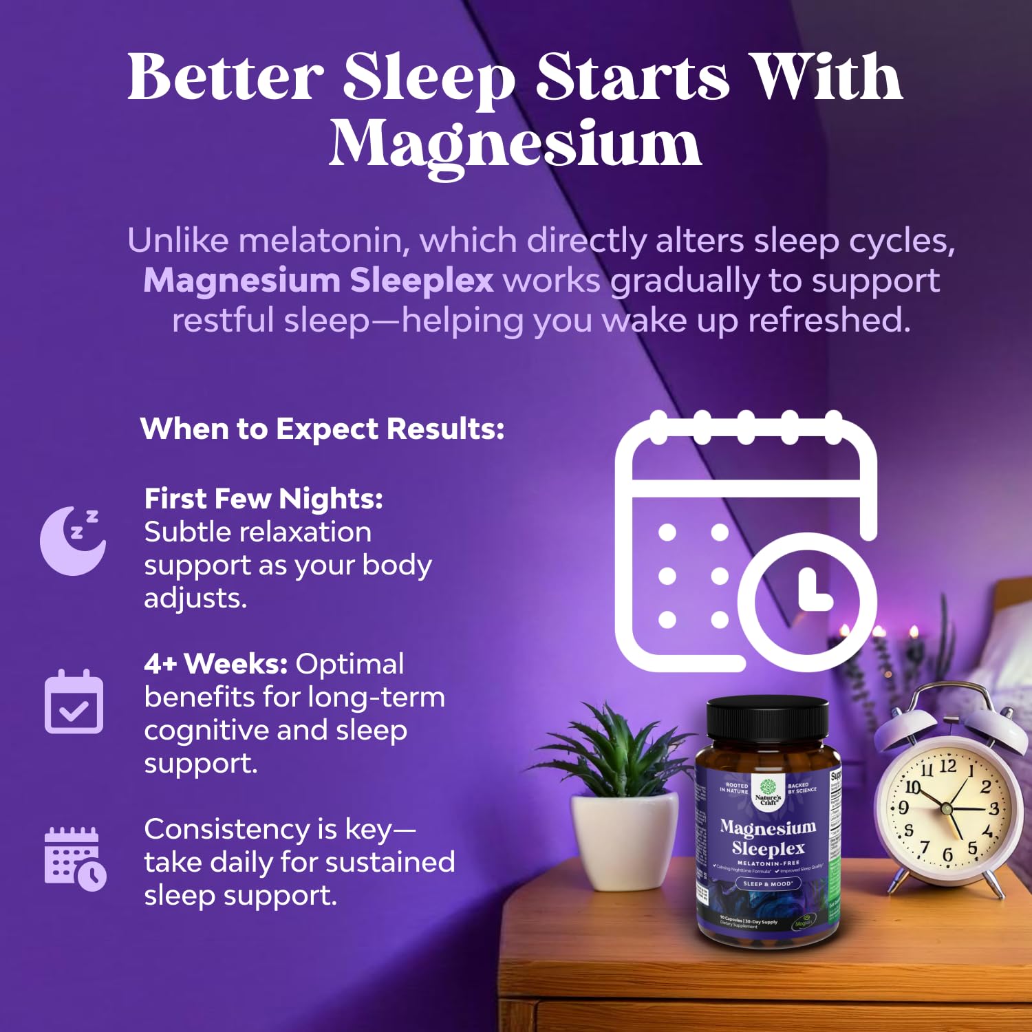 Apigenin, L-Theanine and lemon balm calming ingredients