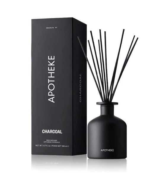 APOTHEKE Charcoal Reed Diffuser bottle, 6.7 fl oz