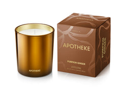 Apotheke Pumpkin Ginger candle in a 10.5 oz soy wax jar