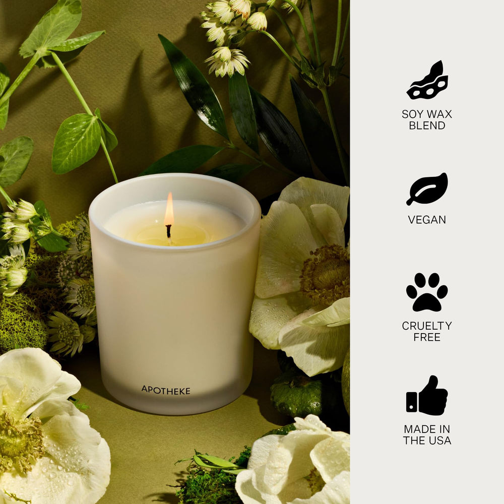 APOTHEKE Verdant Garden candle in premium gift packaging