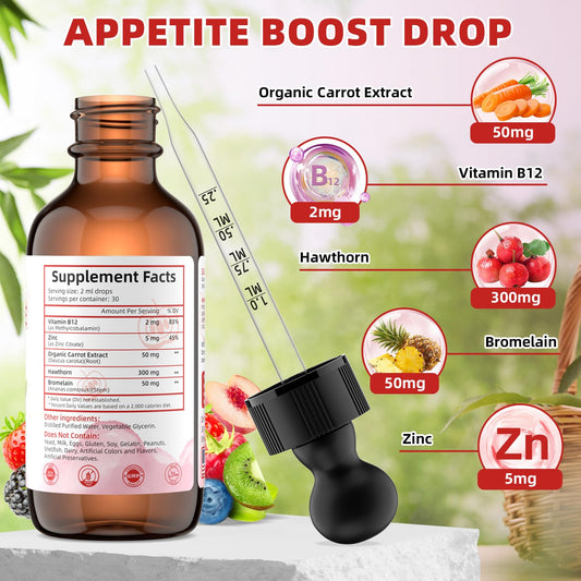 Dropper dispensing 2 ml for Appetite Booster Drops