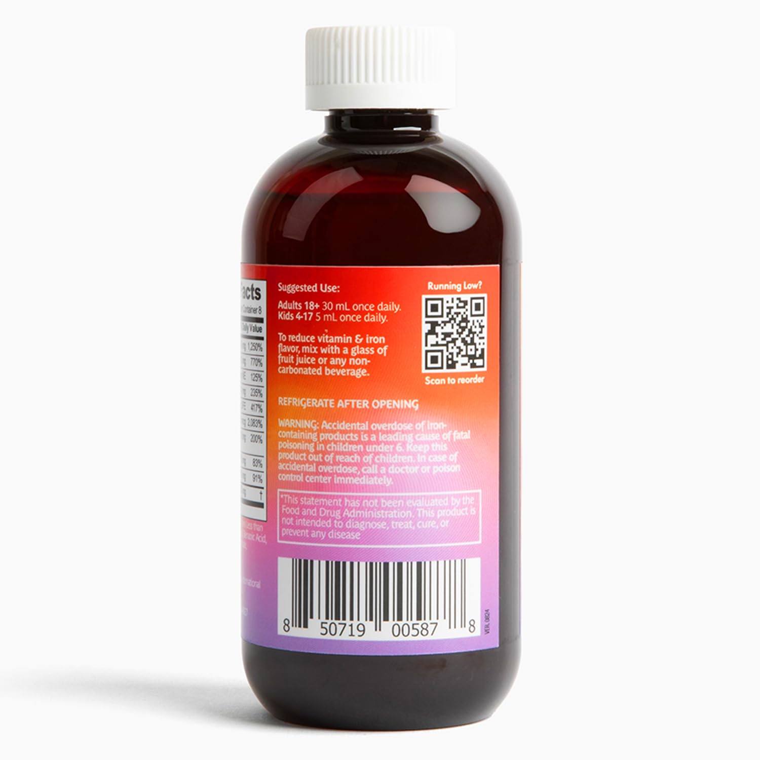 Child-friendly dosage illustration for kids 4 and older
