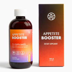 Nutrition facts panel for Appetite Booster