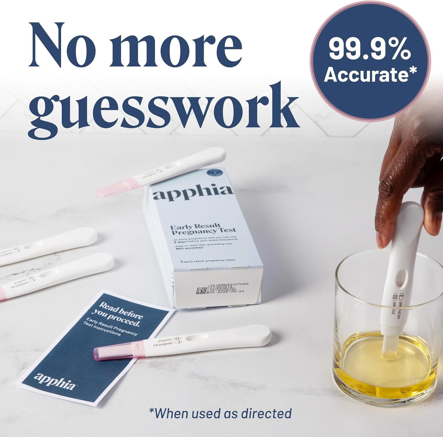 Apphia pregnancy test pack 15 back