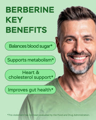 Apple Cider Vinegar, Berberine HCl and Green Tea Extract ingredients