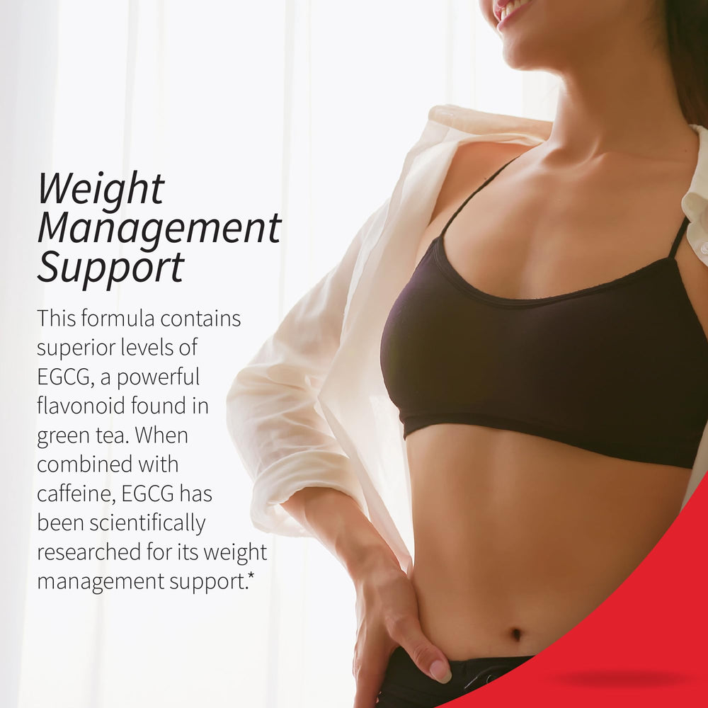 Nutrition facts panel for Green Tea Fat Burner