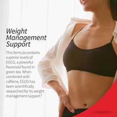 Nutrition facts panel for Green Tea Fat Burner