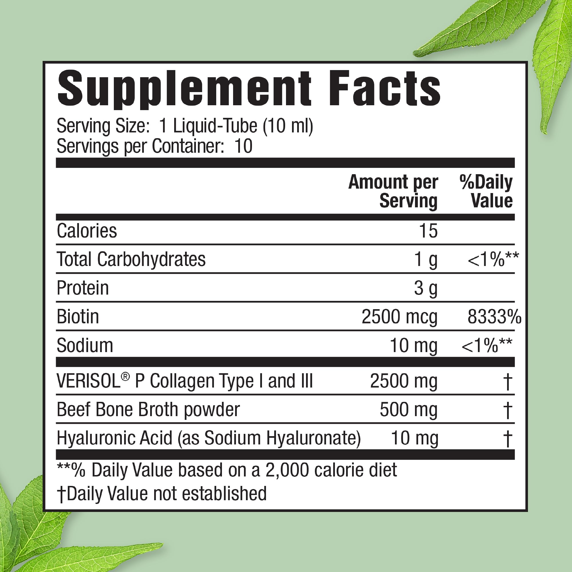 Close-up of berry-flavored liquid collagen tubes
