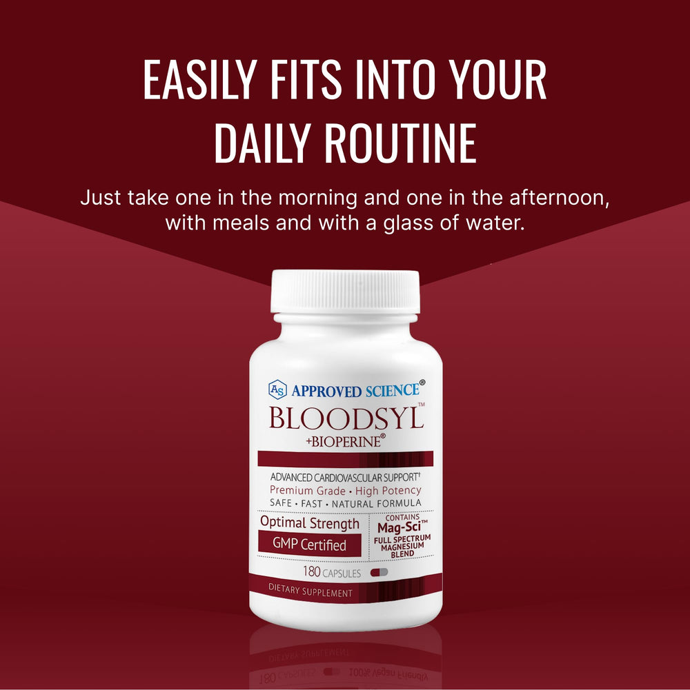 Approved Science Bloodsyl vegan-capsules image promoting cruelty-free, plant-based supplement benefits