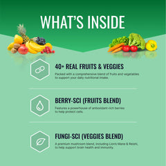 Close-up of capsules representing the daily nutrient blend