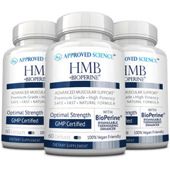 Approved Science HMB 1500 mg bottle front view