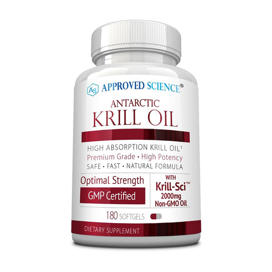 Approved Science Krill Oil 2000mg Antarctic Krill Oil - 180 Softgels hero image