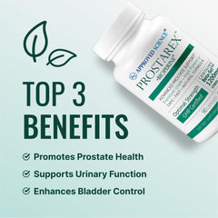 Approved Science Prostarex label detail highlighting 1200mg Beta-Sci blend and Bioperine.