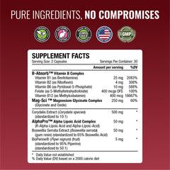 Magnesium glycinate and oxide capsules