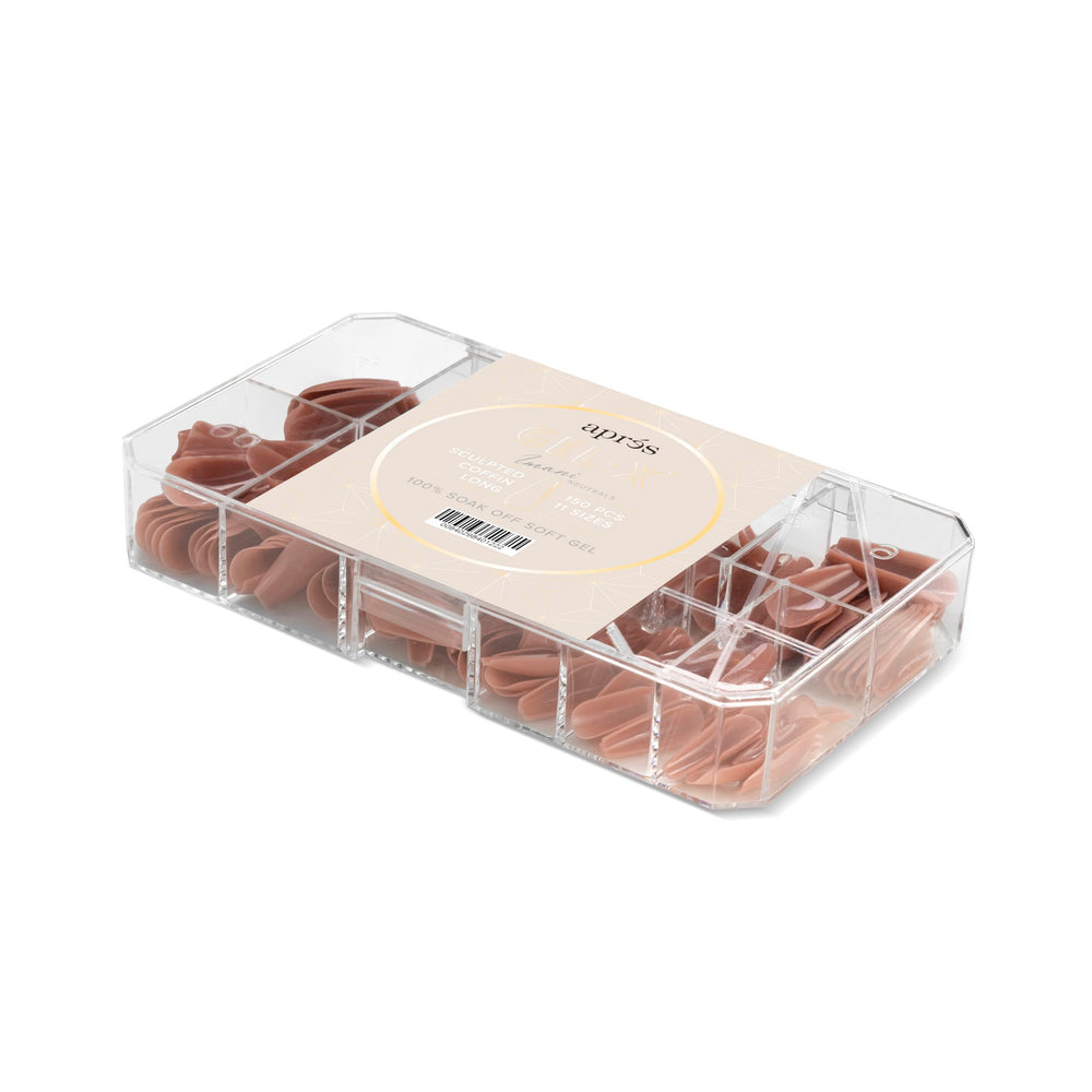APRES Neutrals Gel-X Imani box of 150 tips shown for easy nail extensions