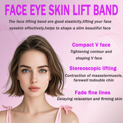 Apricot Face Lift Tape on face for subtle contour enhancement