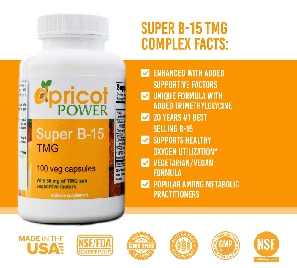 Pangamic Acid B-15 product packaging and label