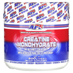 APS Pure Creatine Monohydrate 500g bottle - front view