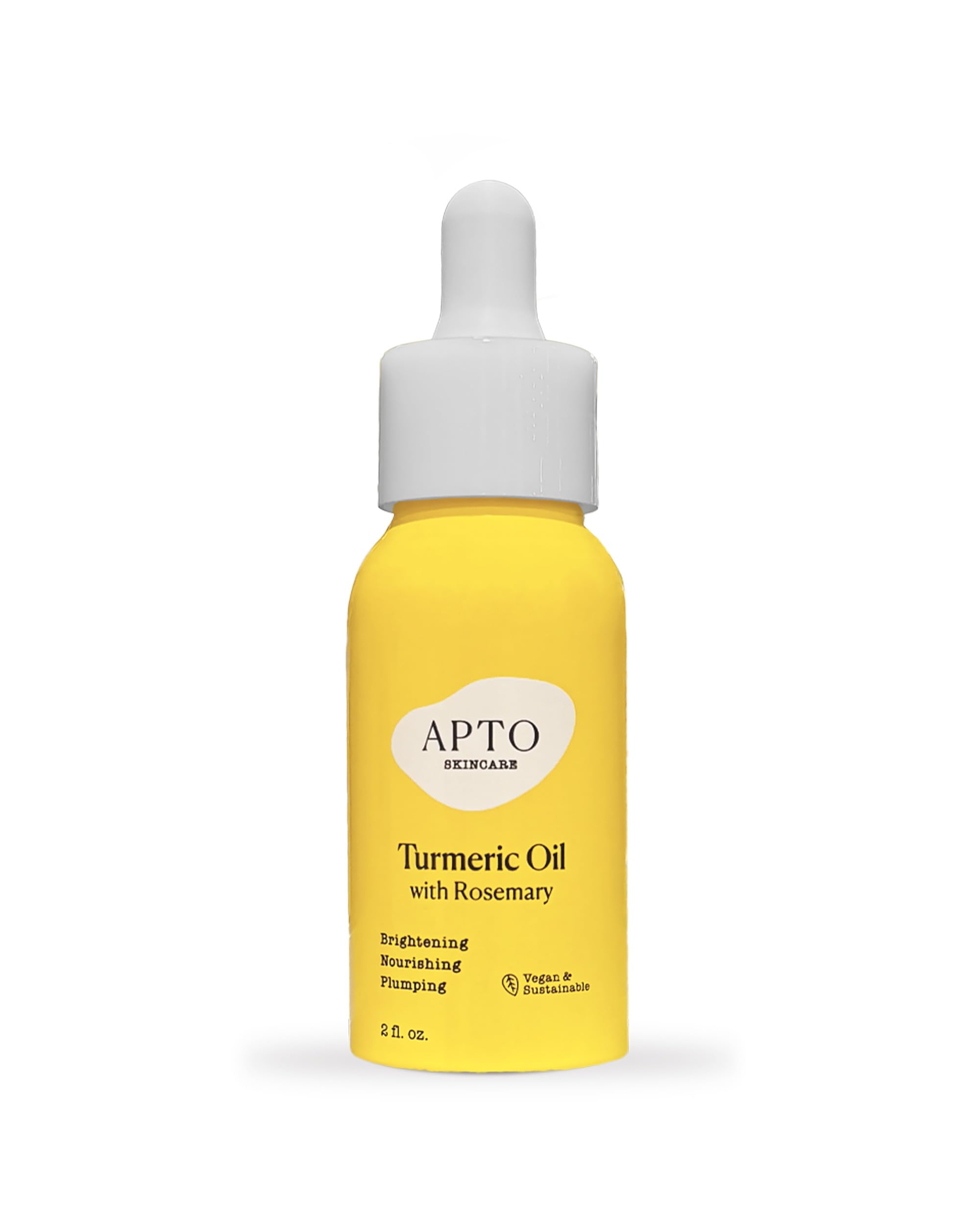 APTO Turmeric Oil with Rosemary bottle pour for quick radiant hydration.