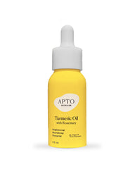 APTO Turmeric Oil with Rosemary bottle pour for quick radiant hydration.