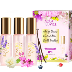 Aqua Blance Vanilla Woodland bottle for a warm, comforting daily scent.