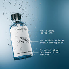Aqua di Miami diffuser oil packaging and bottle