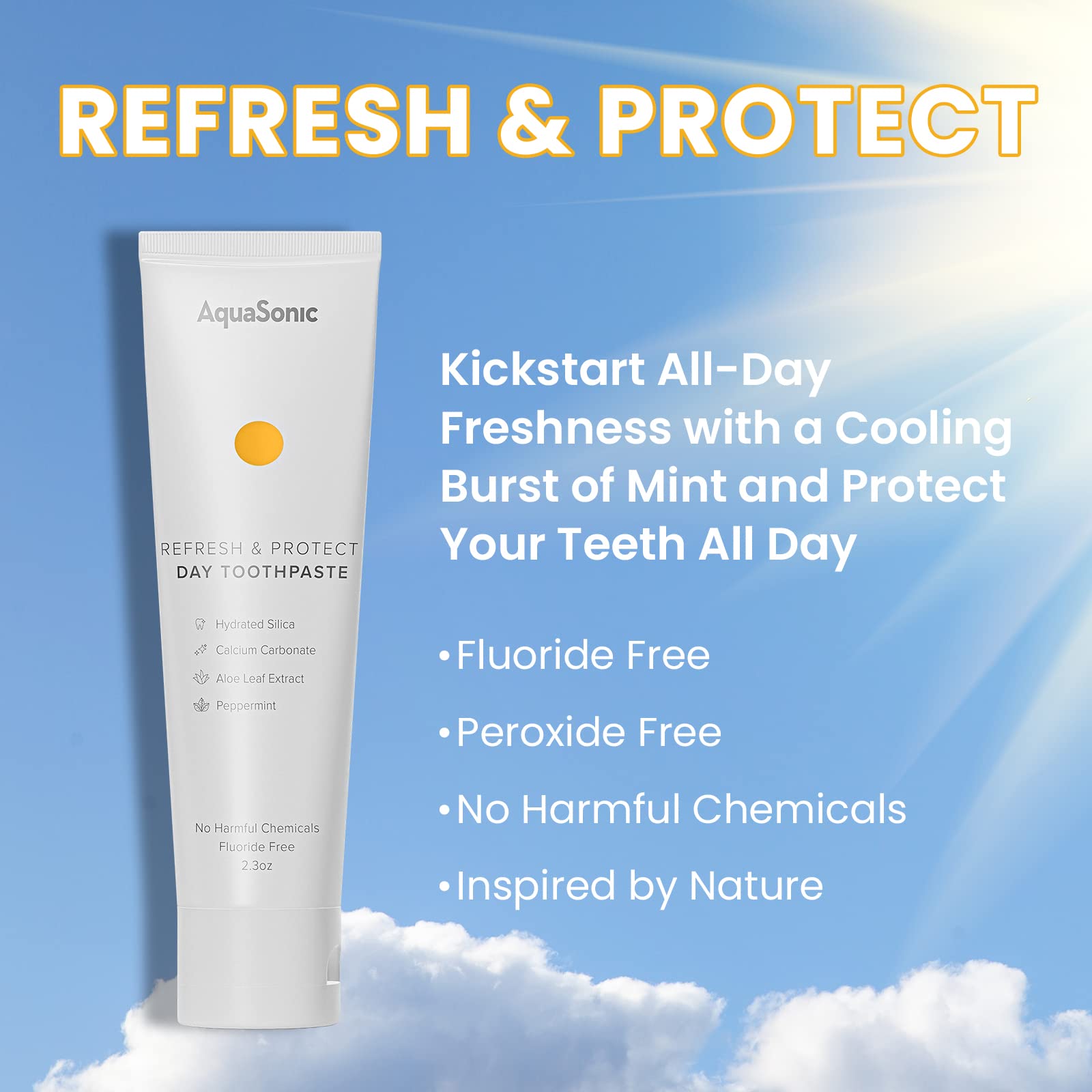 AquaSonic Complete Care box with Day & Night toothpaste