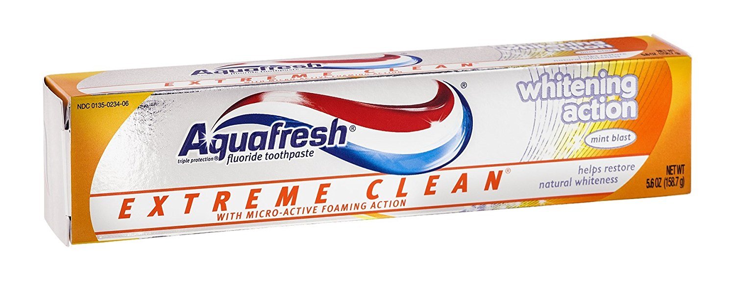 Aqua Fresh Extm White Whitening Mint toothpaste, 5.6 oz