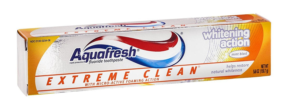 Aqua Fresh Extm White Whitening Mint toothpaste, 5.6 oz