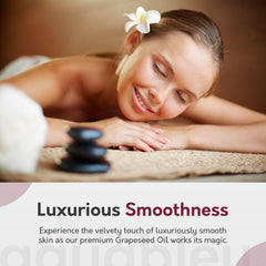 Aquableu grapeseed oil hair shine adds natural luster