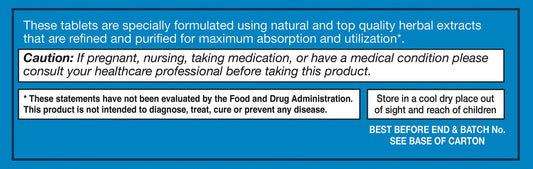 Herbal extracts used in Aquaflow tablets