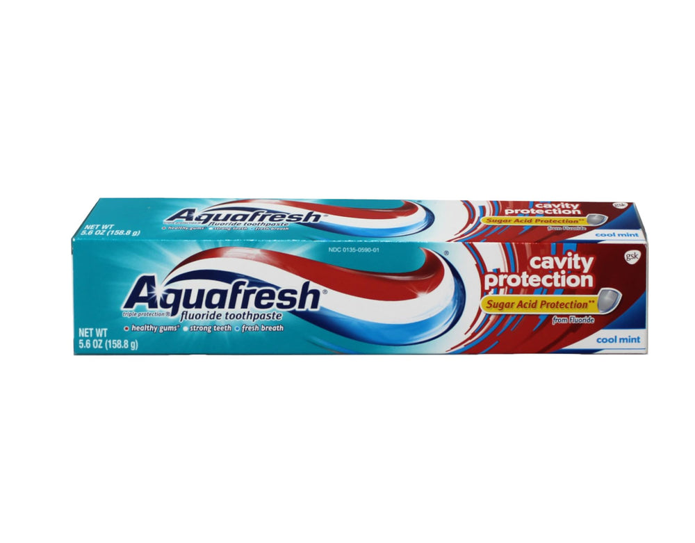 Aquafresh Cavity Protection toothpaste tubes 5.6 oz in pack of 6