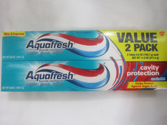 Aquafresh Cavity Protection Fluoride Toothpaste Cool Mint 2-Pack 5.6 oz