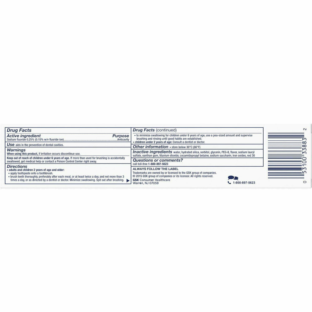 Six 5.6 oz Aquafresh Extreme Clean whitening toothpaste tubes in package
