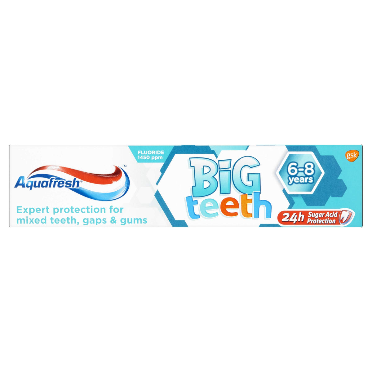 Aquafresh My Big Teeth toothpaste 50ml tube – front view