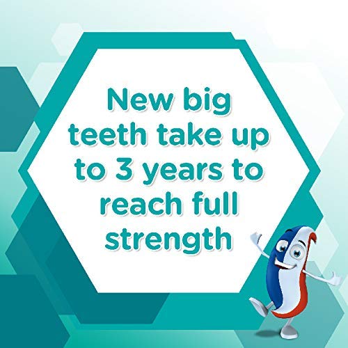 Side view of the Aquafresh My Big Teeth toothpaste tube