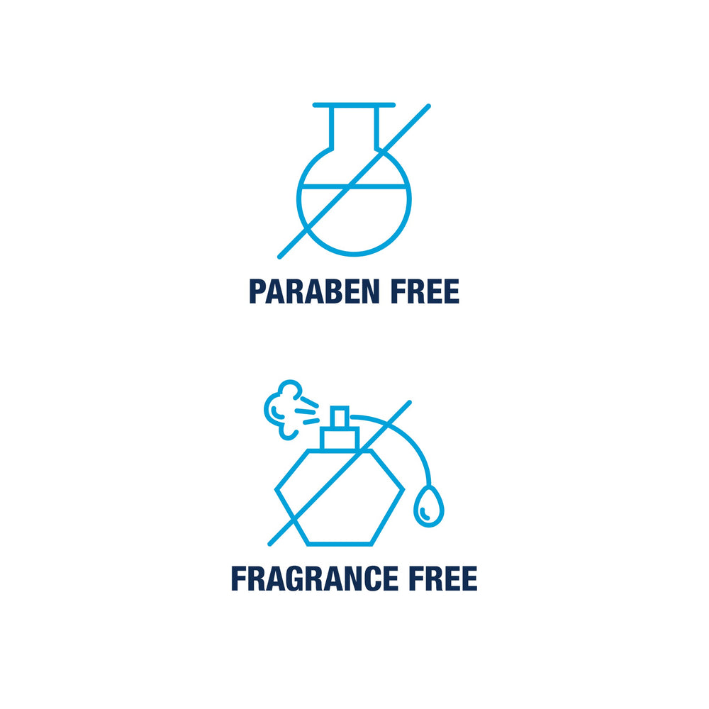Official fragrance-free and paraben-free claims on Aquaphor packaging.