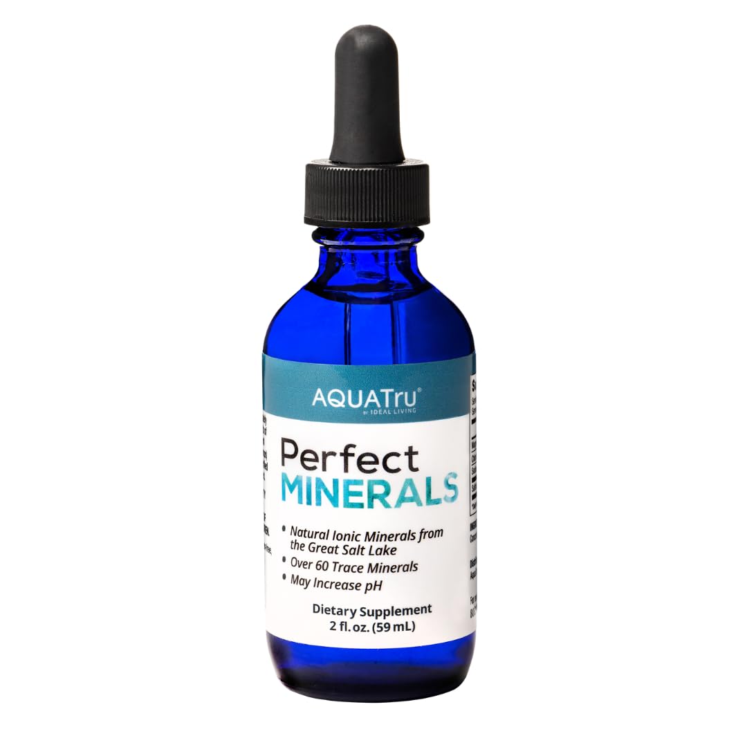 AquaTru Perfect Minerals bottle with dropper