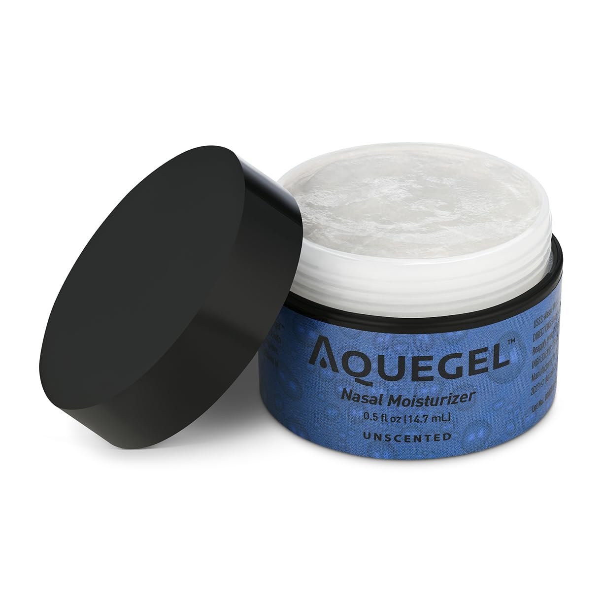 Aquegel 12-hour coverage visual with clock motif.