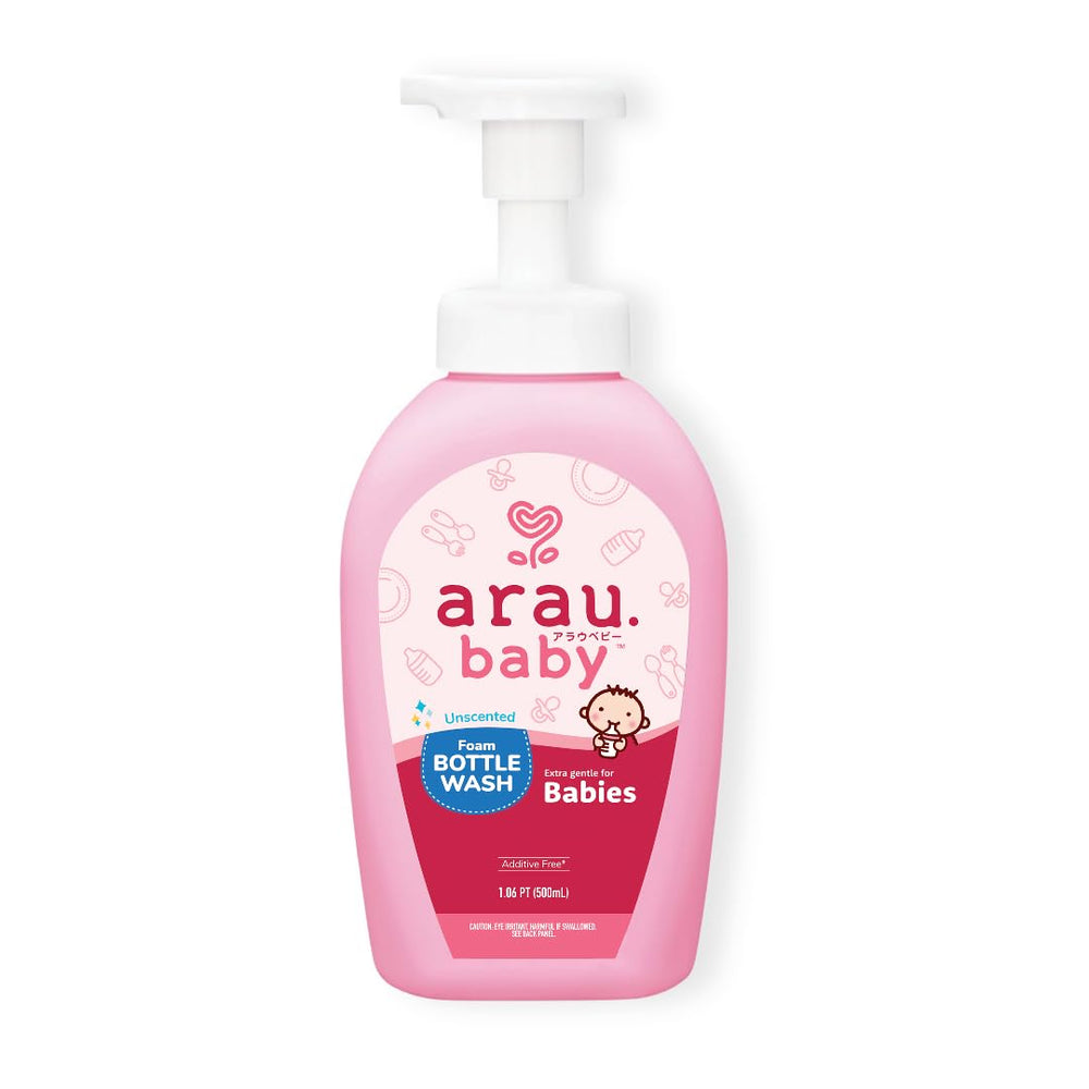 Arau Baby Unscented Foam Bottle Wash bottle and label