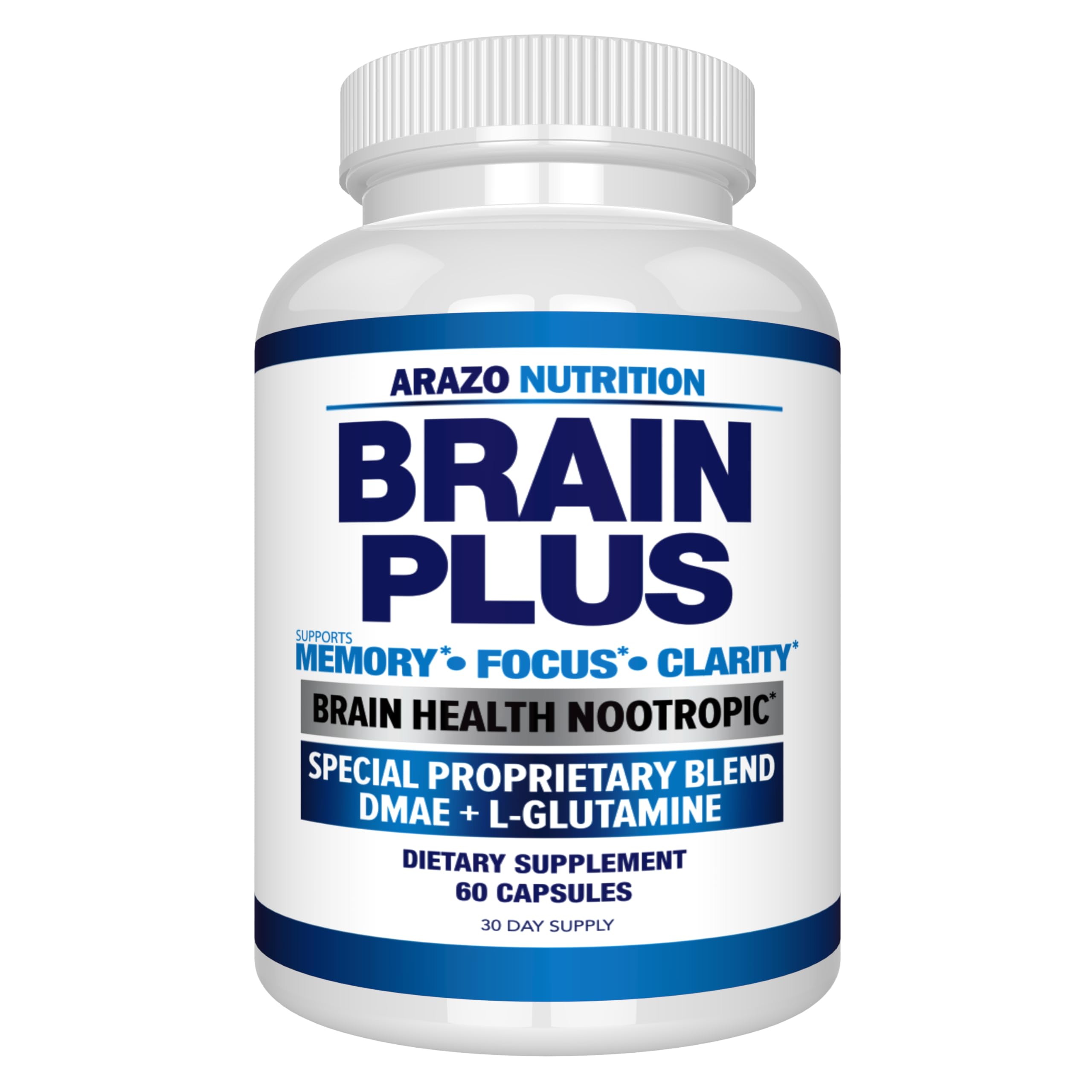 Arazo Nutrition Brain Function Supplement bottle front view