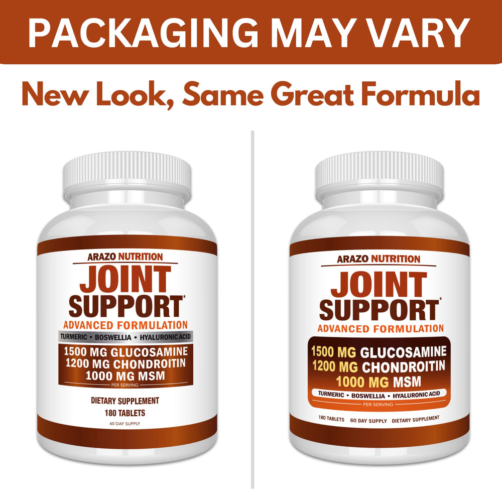 Cartilage and joint health illustration with supplement branding