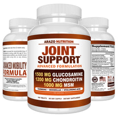 Arazo Nutrition product packaging and branding for joint support